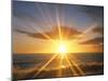 Sunset Over the Sea-null-Mounted Photographic Print