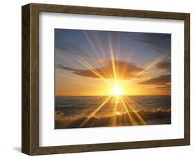Sunset Over the Sea-null-Framed Photographic Print