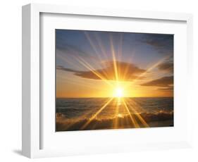 Sunset Over the Sea-null-Framed Photographic Print