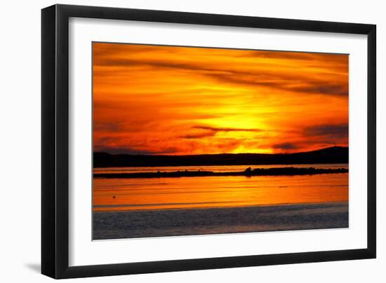 Sunset over the Sea-null-Framed Photographic Print