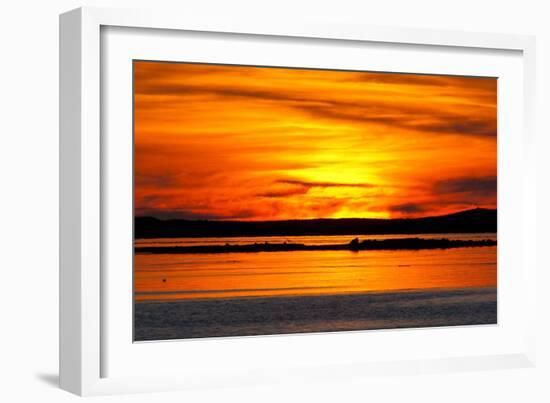 Sunset over the Sea-null-Framed Photographic Print