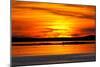 Sunset over the Sea-null-Mounted Photographic Print