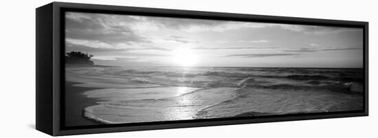 Sunset over the Sea-null-Framed Stretched Canvas
