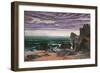 Sunset over the Sea-William Bell Scott-Framed Giclee Print