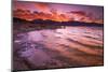 Sunset over the Sierra Nevada from Mono Lake, Mono Basin National Scenic Area, California, USA-Russ Bishop-Mounted Photographic Print