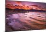 Sunset over the Sierra Nevada from Mono Lake, Mono Basin National Scenic Area, California, USA-Russ Bishop-Mounted Photographic Print