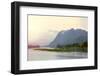 Sunset over the Son River in the Phong Nha Ke Bang National Park, Quang Binh, Vietnam, Indochina, S-Alex Robinson-Framed Photographic Print