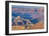 Sunset over the South Rim of the Grand Canyonarizona, United States of America, North America-Michael Runkel-Framed Photographic Print