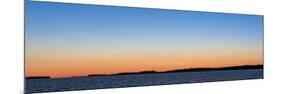 Sunset Over The St. Lawrence-Brenda Petrella Photography LLC-Mounted Giclee Print