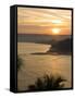 Sunset Over the Tiracol River, Goa, India-Robert Harding-Framed Stretched Canvas