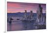 Sunset over Tufa formations in Mono Lake, California, USA-Michel Hersen-Framed Photographic Print