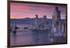 Sunset over Tufa formations in Mono Lake, California, USA-Michel Hersen-Framed Photographic Print