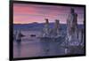 Sunset over Tufa formations in Mono Lake, California, USA-Michel Hersen-Framed Photographic Print