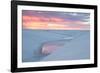 Sunset over Two Lagoons in Lencois Maranhenses National Park-Alex Saberi-Framed Photographic Print