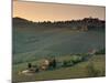 Sunset over Vineyards Near Panzano in Chianti, Chianti, Tuscany, Italy, Europe-Patrick Dieudonne-Mounted Photographic Print