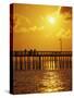 Sunset Over Virginia Beach, VA-Chris Rogers-Stretched Canvas