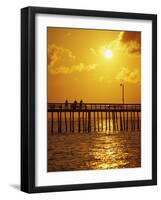 Sunset Over Virginia Beach, VA-Chris Rogers-Framed Photographic Print