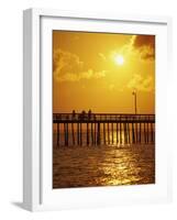 Sunset Over Virginia Beach, VA-Chris Rogers-Framed Photographic Print