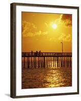 Sunset Over Virginia Beach, VA-Chris Rogers-Framed Photographic Print