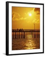 Sunset Over Virginia Beach, VA-Chris Rogers-Framed Photographic Print