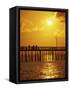 Sunset Over Virginia Beach, VA-Chris Rogers-Framed Stretched Canvas