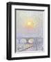 Sunset Over Waterloo Bridge, 1916-Emile Claus-Framed Giclee Print