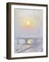 Sunset Over Waterloo Bridge, 1916-Emile Claus-Framed Giclee Print