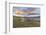 Sunset over White Lake, Tariat district, North Hangay province, Mongolia, Central Asia, Asia-Francesco Vaninetti-Framed Photographic Print