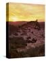 Sunset over White Village, Montefrio, Andalucia, Spain, Europe-Stuart Black-Stretched Canvas