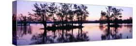 Sunset over Wildlife Refuge of Lake Fausse Pointe State Park, Louisiana-null-Stretched Canvas