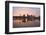 Sunset over Willamette River in Portland-jpldesigns-Framed Photographic Print