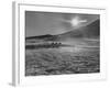 Sunset over Wintry Montana Landscape-Robert W^ Kelley-Framed Photographic Print