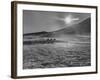 Sunset over Wintry Montana Landscape-Robert W^ Kelley-Framed Photographic Print