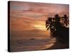 Sunset over Worthing Beach, Christ Church, Barbados, West Indies, Caribbean, Central America-Robert Francis-Stretched Canvas