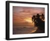 Sunset over Worthing Beach, Christ Church, Barbados, West Indies, Caribbean, Central America-Robert Francis-Framed Photographic Print