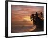 Sunset over Worthing Beach, Christ Church, Barbados, West Indies, Caribbean, Central America-Robert Francis-Framed Photographic Print