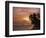 Sunset over Worthing Beach, Christ Church, Barbados, West Indies, Caribbean, Central America-Robert Francis-Framed Photographic Print