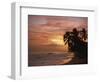 Sunset over Worthing Beach, Christ Church, Barbados, West Indies, Caribbean, Central America-Robert Francis-Framed Photographic Print