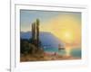 Sunset over Yalta-Ivan Konstantinovich Aivazovsky-Framed Giclee Print