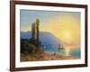 Sunset over Yalta-Ivan Konstantinovich Aivazovsky-Framed Giclee Print