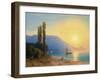 Sunset over Yalta-Ivan Konstantinovich Aivazovsky-Framed Giclee Print