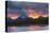 Sunset, Oxbow, Mount Moran, Grand Teton National Park, Wyoming, USA-Michel Hersen-Stretched Canvas