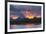 Sunset, Oxbow, Mount Moran, Grand Teton National Park, Wyoming, USA-Michel Hersen-Framed Photographic Print