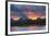 Sunset, Oxbow, Mount Moran, Grand Teton National Park, Wyoming, USA-Michel Hersen-Framed Premium Photographic Print