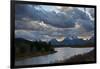 Sunset, Oxbow, Mount Moran, Grand Teton National Park, Wyoming, USA-Michel Hersen-Framed Photographic Print