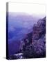 Sunset paints the Grand Canyon purple and mauve-Elliott Kaufman-Stretched Canvas