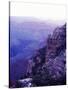 Sunset paints the Grand Canyon purple and mauve-Elliott Kaufman-Stretched Canvas