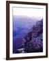 Sunset paints the Grand Canyon purple and mauve-Elliott Kaufman-Framed Photographic Print