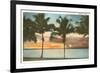 Sunset, Palm Trees, Florida-null-Framed Premium Giclee Print