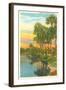 Sunset, Palm Trees, Florida-null-Framed Art Print